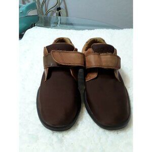 DR COMFORT casual solid brown fabric 9EW